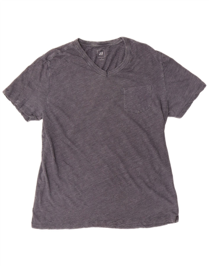 Gap T-Shirt Homme Haut Large Gris Moucheté Coton