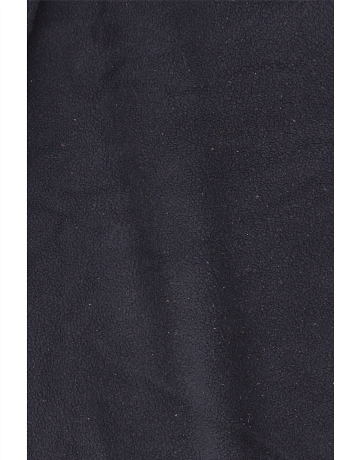 Mountain Warehouse Pull polaire à col zippé pour homme en polyester bleu marine Taille L