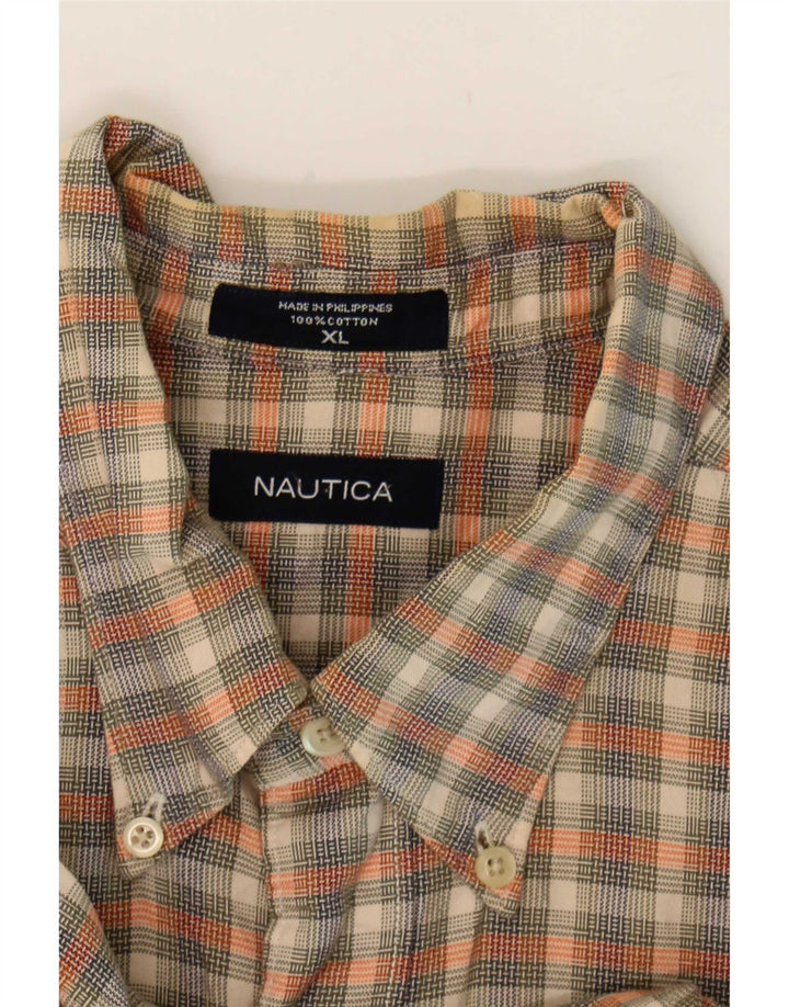 Nautica Chemise Homme XL Coton à Carreaux Multicolore