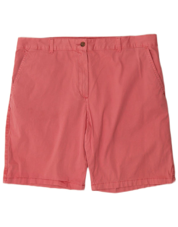Marks & Spencer Short Chino Femme UK 18 XL W38 Coton Rose