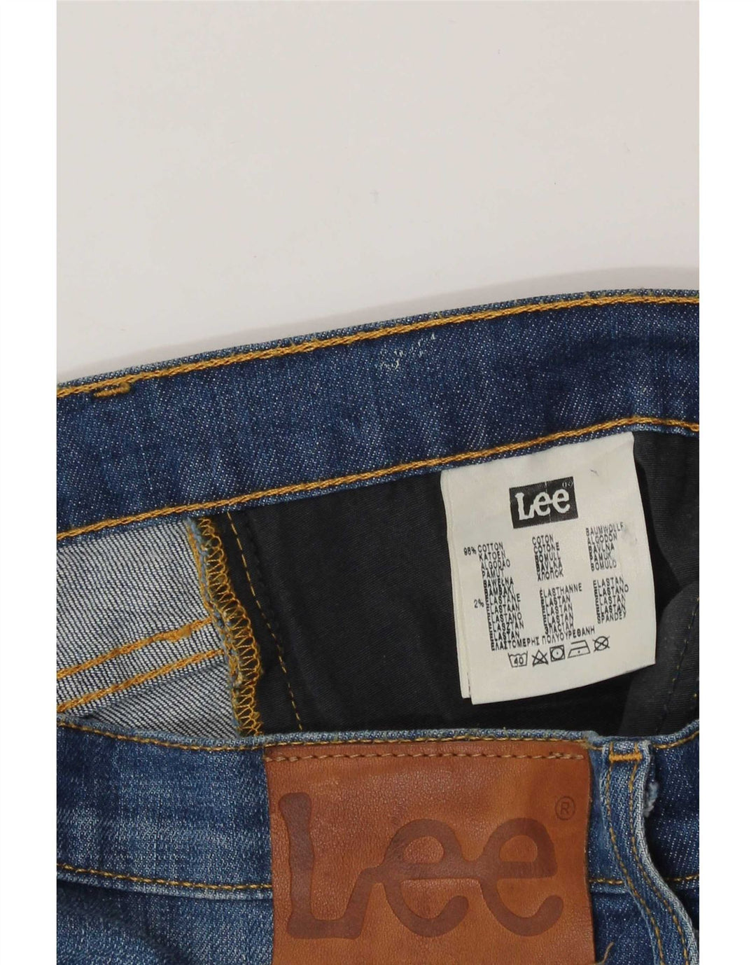 Lee Jean droit Daren W32 L31 homme bleu coton