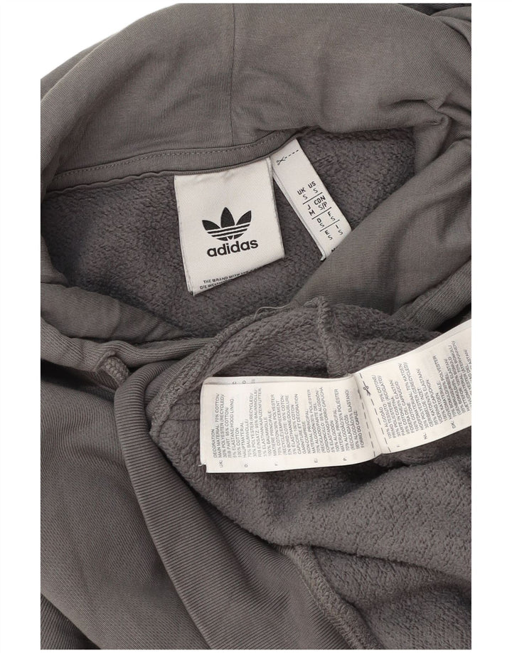 Adidas Pull à capuche pour homme Petit coton gris