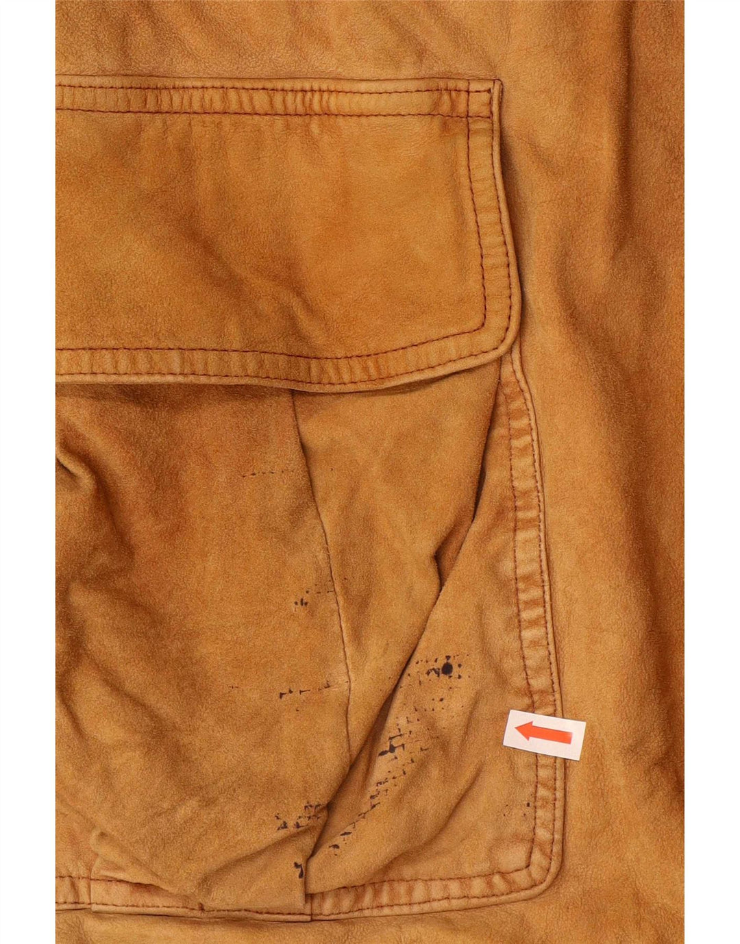 Diana Veste utilitaire en daim pour homme IT 52 XL Cuir beige