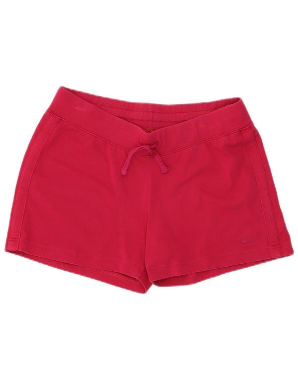 Nike Short de sport pour femme UK 14 en coton rose moyen