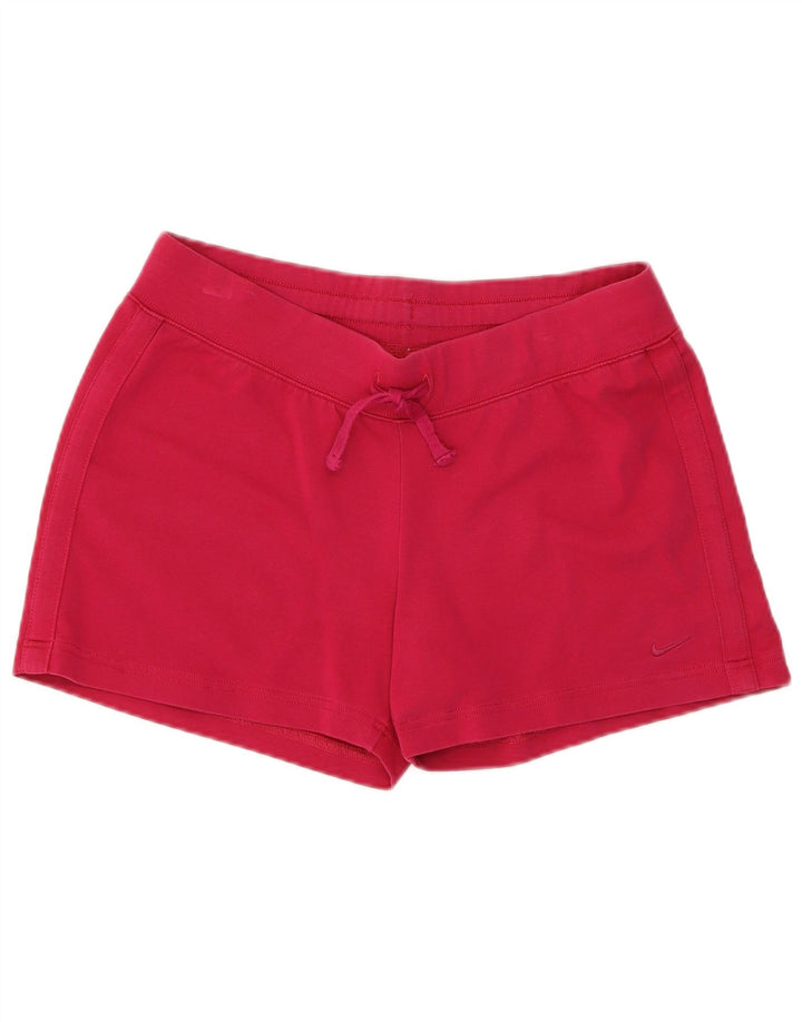 Nike Short de sport pour femme UK 14 en coton rose moyen