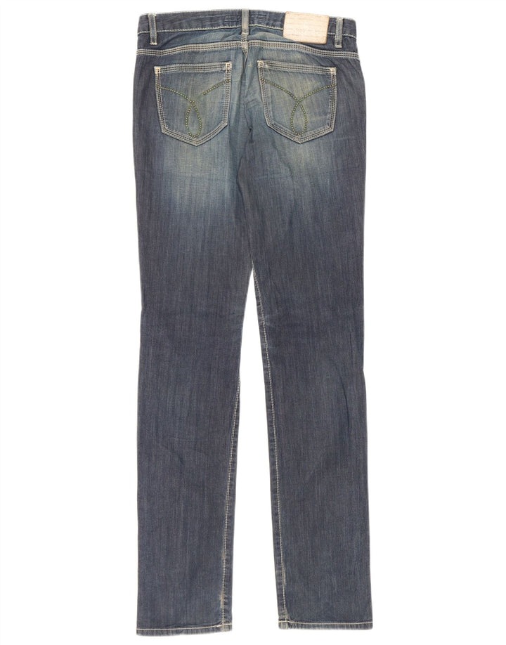 Calvin Klein Jean Slim Femme W26 L33 Bleu Coton