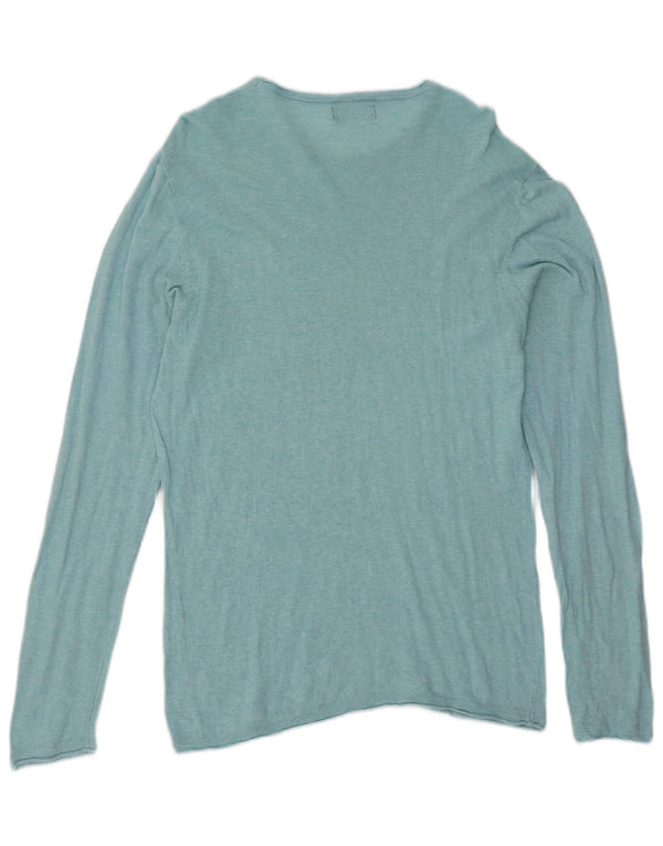 Zara Pull à col rond pour homme, grand bleu