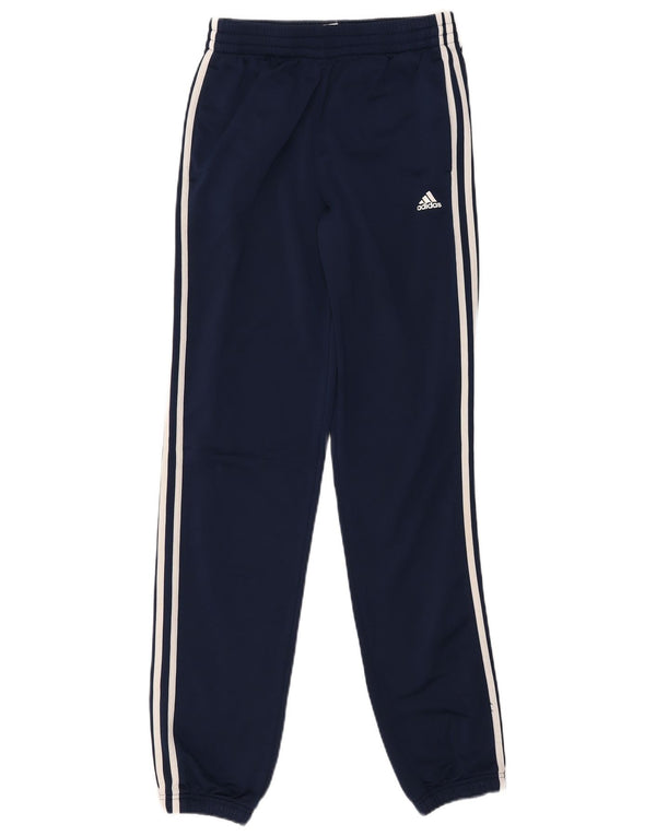 Adidas Pantalon de Survêtement Garçon Joggers 15-16 ans Bleu Marine Polyester
