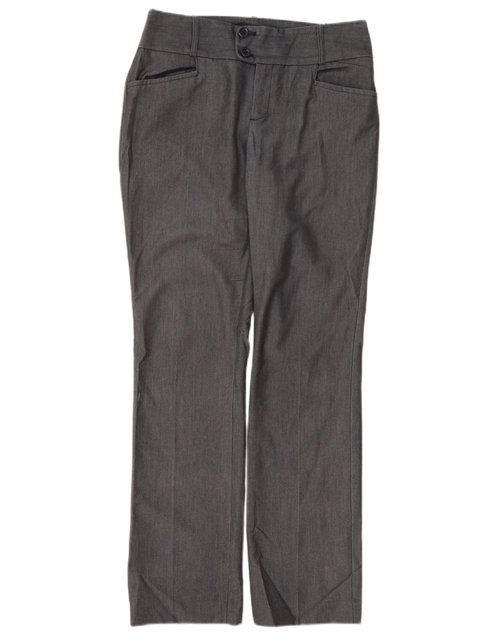 CALVIN KLEIN Pantalon décontracté droit pour femme US 6 Medium W32 L32 Gris