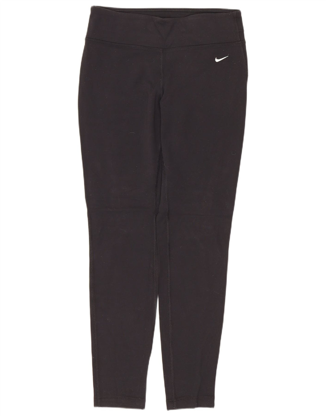 NIKE Legging Dri Fit pour femme UK 12 Nylon noir moyen
