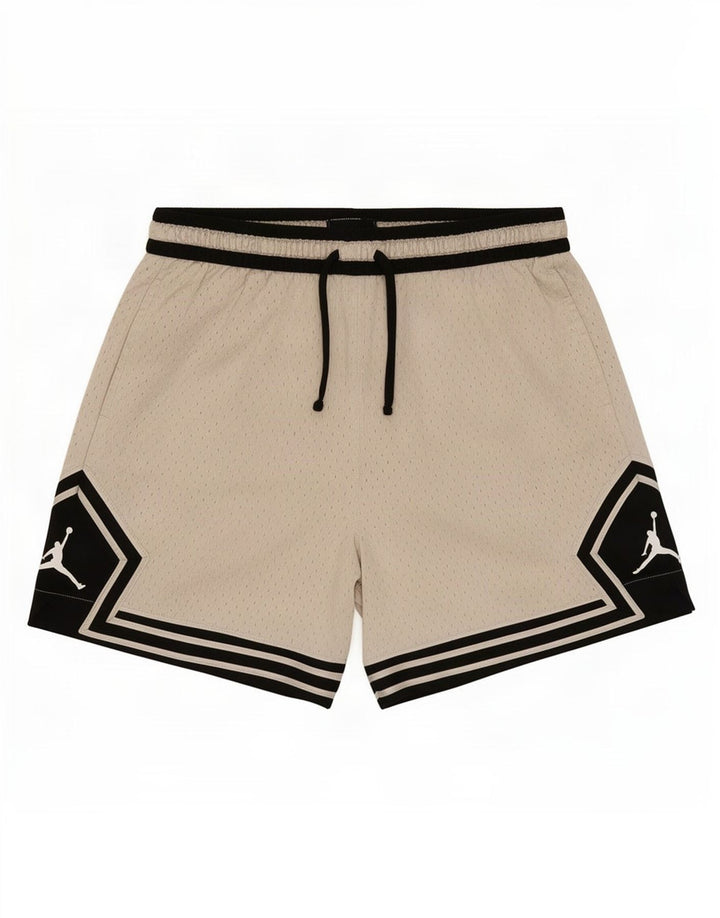 Jordan Short de sport pour homme 2XL Beige Colorblock Polyester