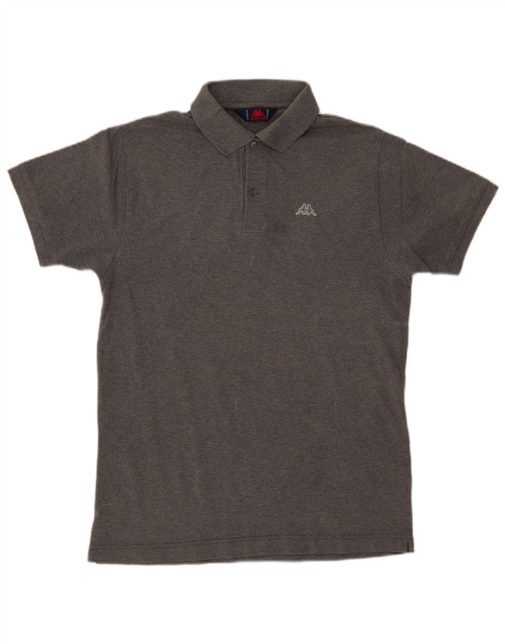 Kappa Polo Homme Gris Moyen Coton