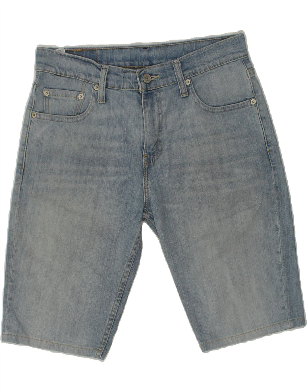 LEVI'S Mens Slim Denim Shorts W30 Medium Blue Cotton Vintage Levi's and Second-Hand Levi's from Messina Hembry 