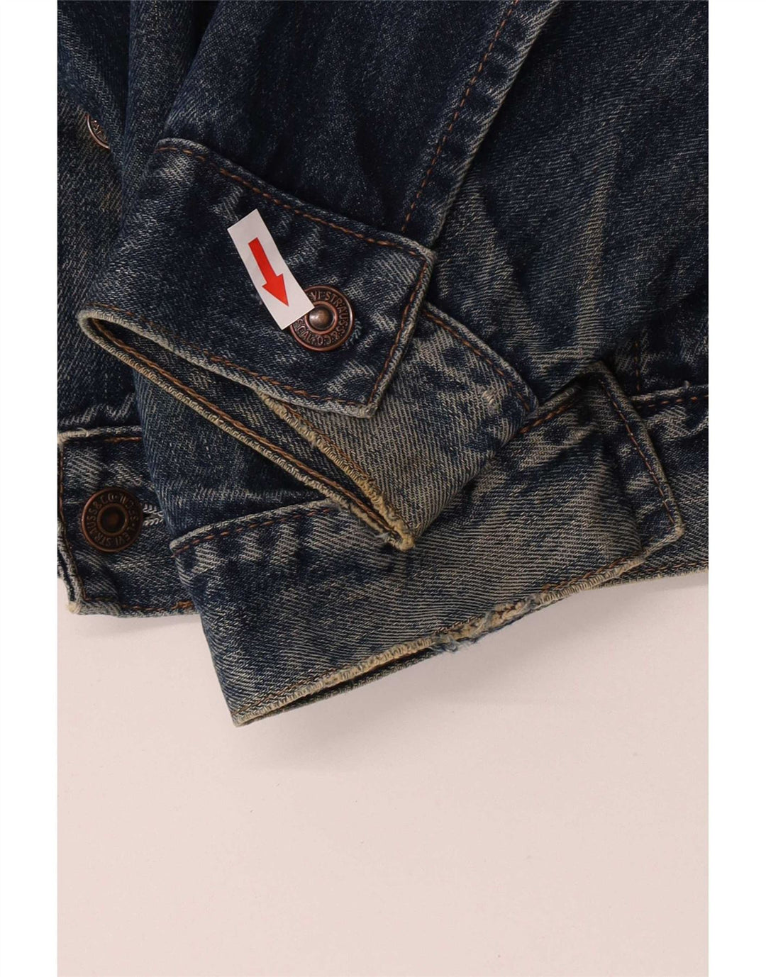 Levi's Veste en jean 70503 pour homme UK 40 Large Bleu Coton