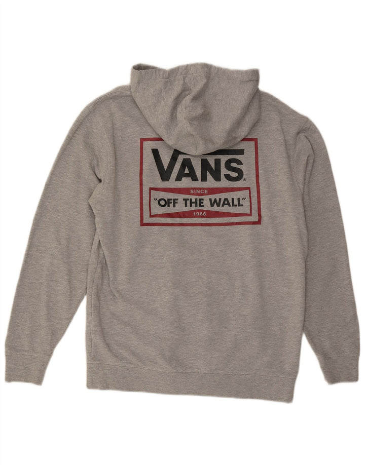 VANS Pull à capuche graphique pour homme en coton gris moyen