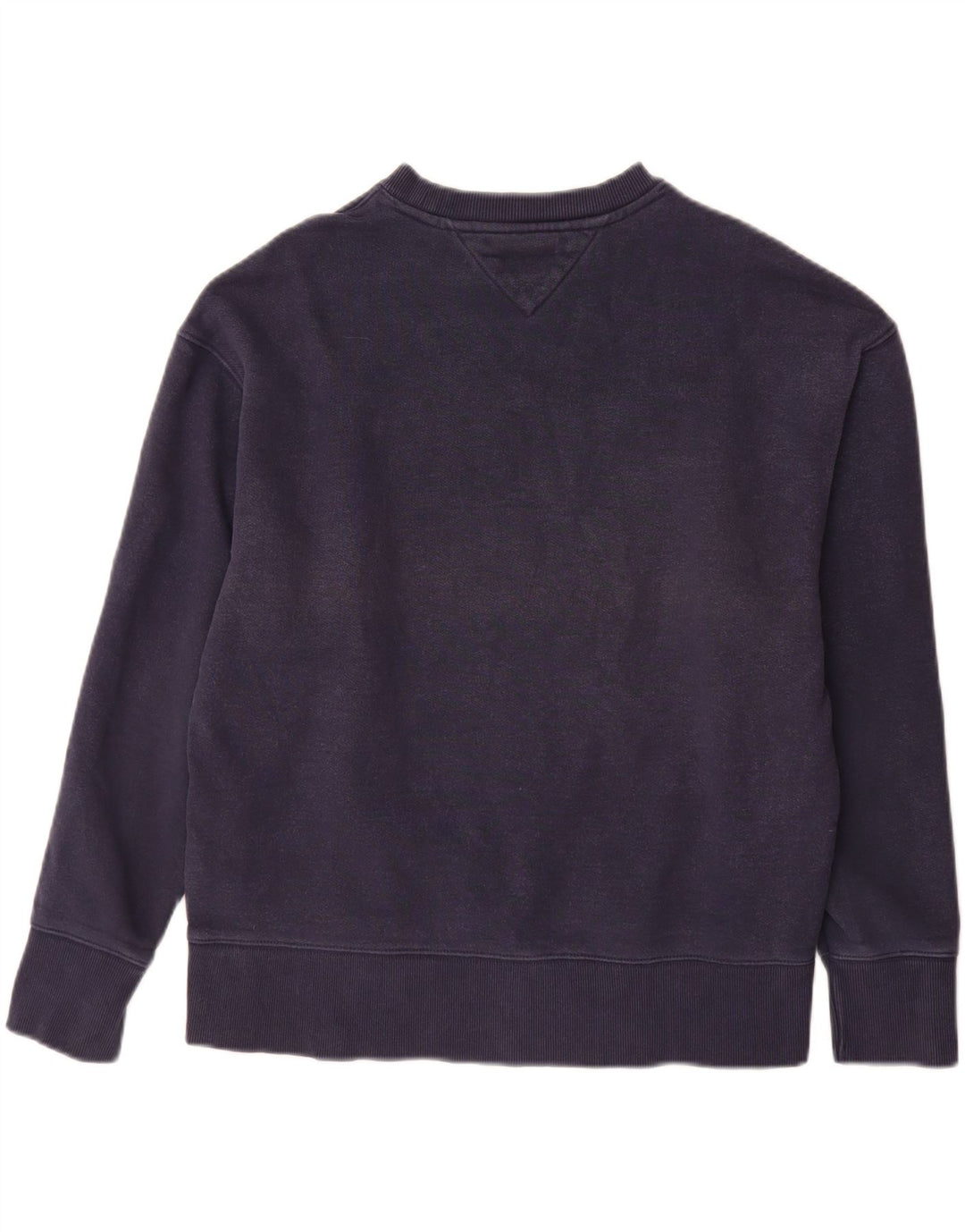 TOMMY HILFIGER Sweat-shirt pour femme UK 14 Bleu marine moyen Coton