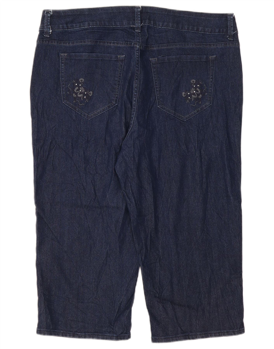 LEE Jeans Capri Riders pour femme US 16 2XL W38 L19 Bleu Coton