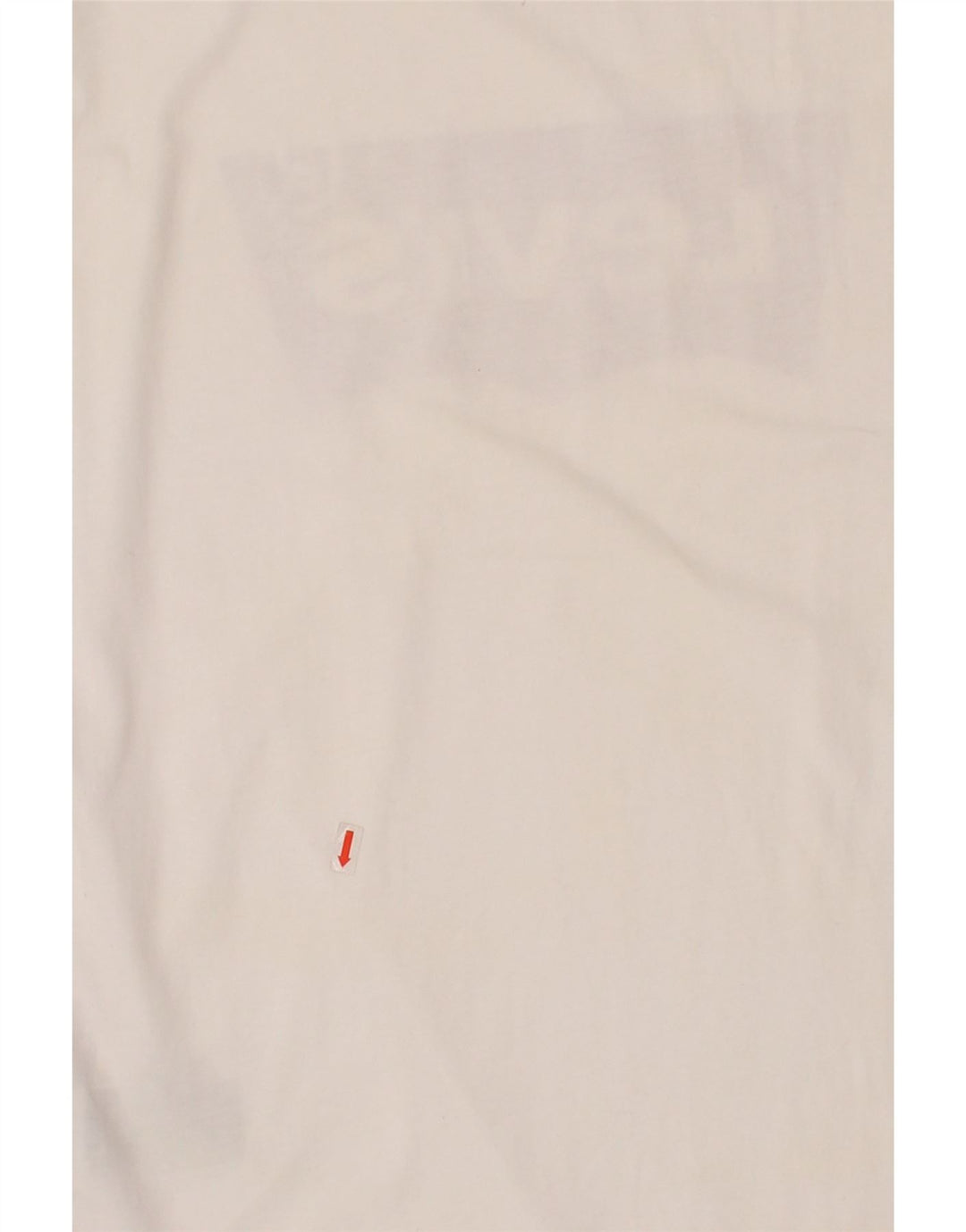 LEVI'S Mens Graphic T-Shirt Top Large White Cotton Vintage Levi's and Second-Hand Levi's from Messina Hembry 
