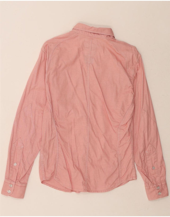 G-STAR Mens Shirt Large Pink Check Cotton Vintage G-Star and Second-Hand G-Star from Messina Hembry 