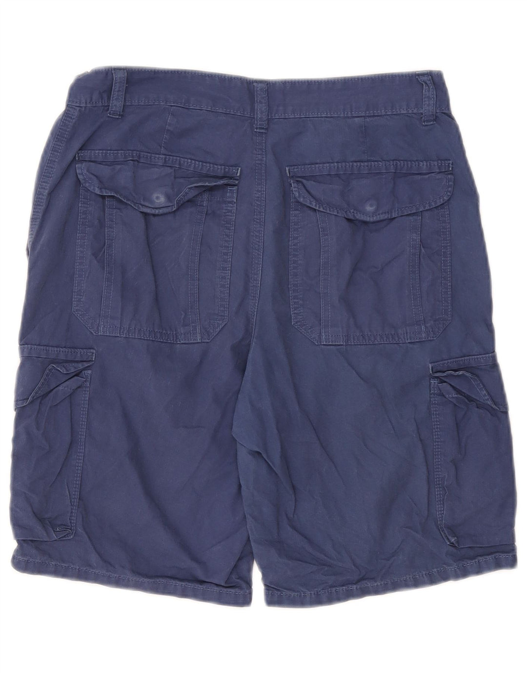 MARKS & SPENCER Short cargo coupe régulière W30 en coton bleu moyen pour homme
