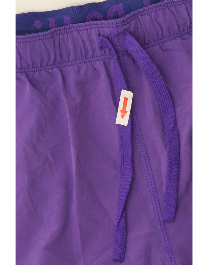 Nike Short de sport Dri Fit pour femme UK 14 Violet moyen Polyester