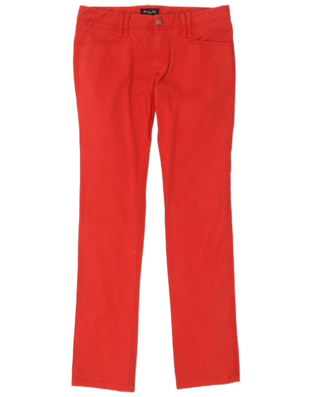 Massimo Dutti Pantalon décontracté slim pour femme EU 40 Medium W30 L34 Rouge