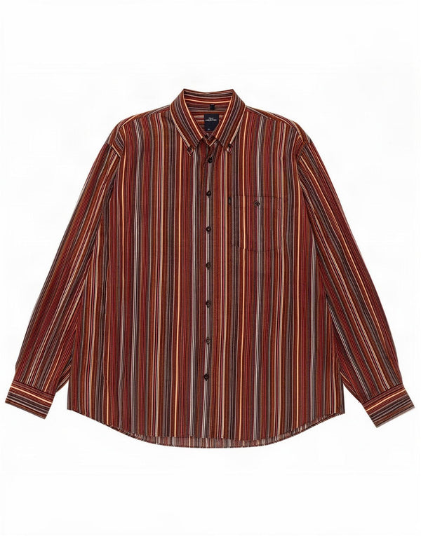 Engbers Chemise Homme Taille 45/46 2XL Coton Rayé Multicolore