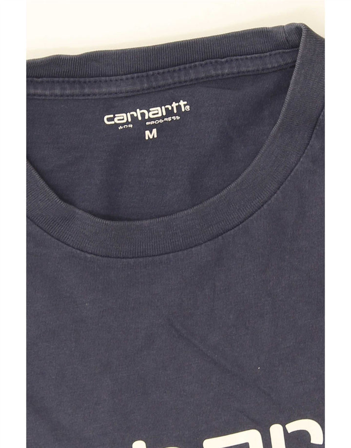Carhartt T-Shirt Graphique Homme Bleu Marine Moyen