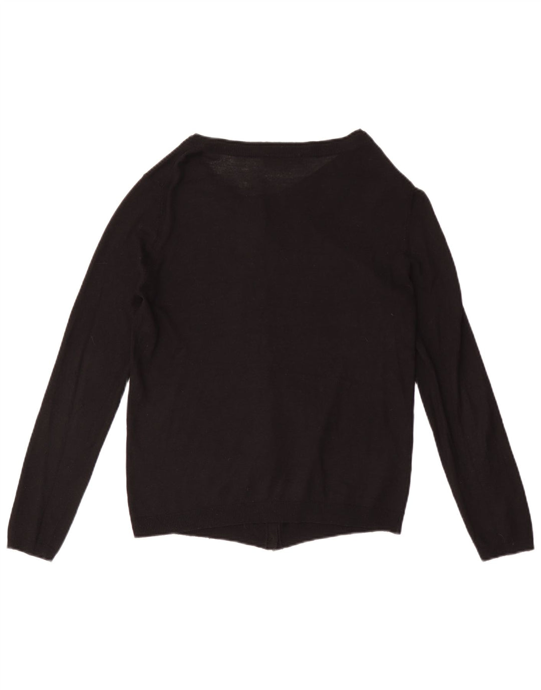 Zara Cardigan Femme Pull UK 12 Medium Noir