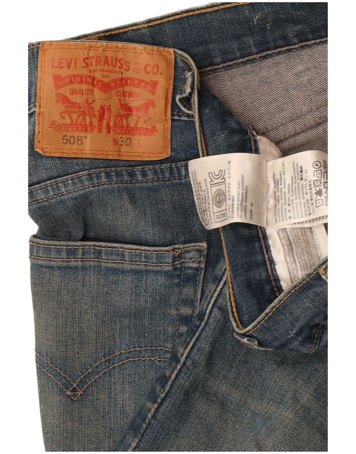 Levi's Short en Jean 508 W30 Homme Bleu Moyen Coton