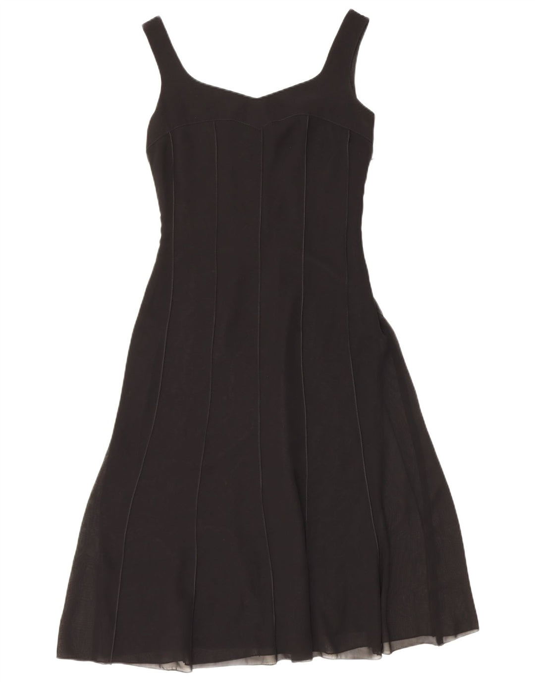 Dream Robe de soirée sans manches pour femme UK 8 Small Noir Polyester