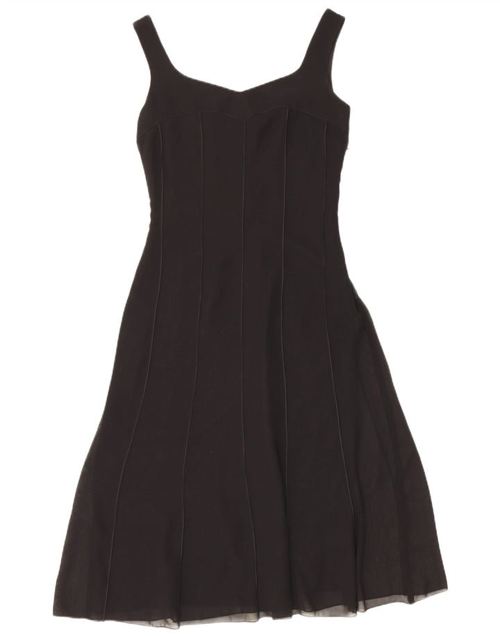 Dream Robe de soirée sans manches pour femme UK 8 Small Noir Polyester