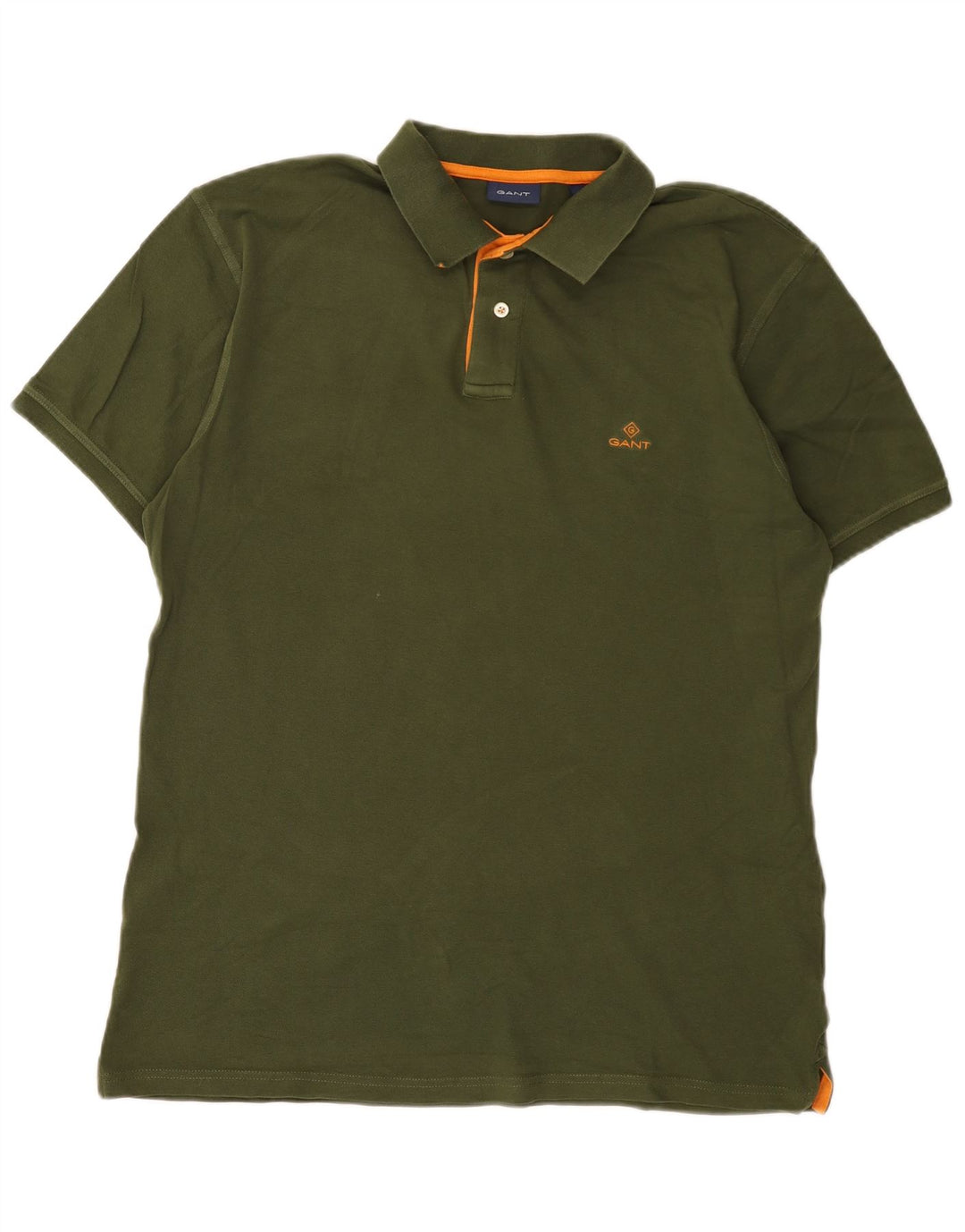 Gant Polo Homme XL Vert Coton