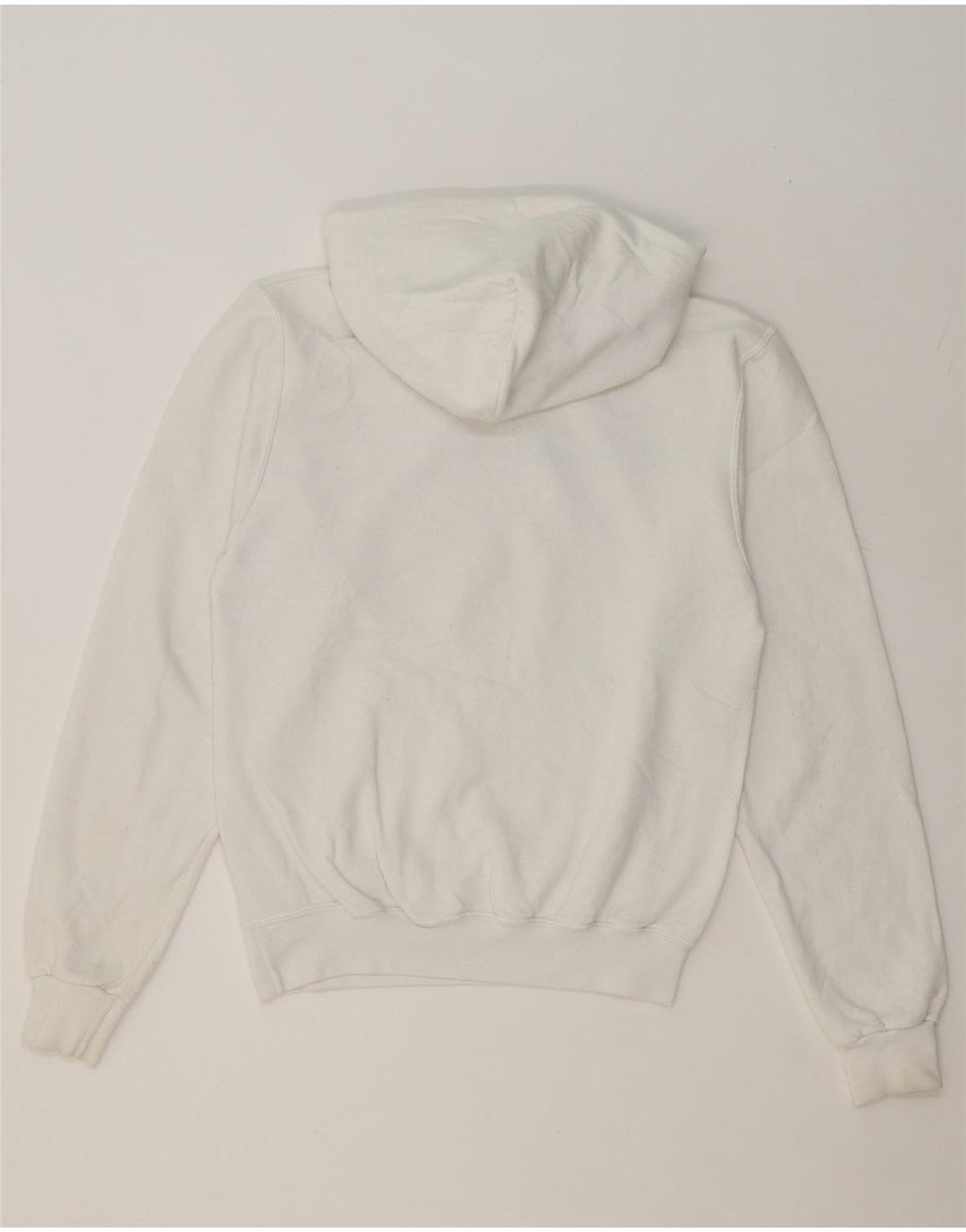 CHAMPION Mens Graphic Hoodie Jumper XS White Vintage Champion and Second-Hand Champion from Messina Hembry 