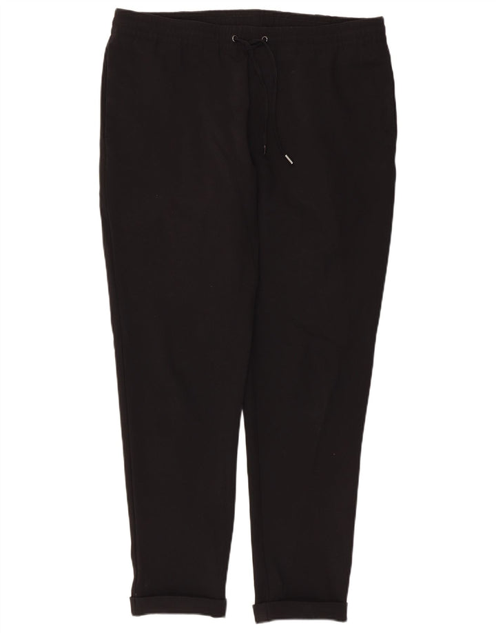 Zara Pantalon décontracté slim pour femme Medium W32 L26 Noir