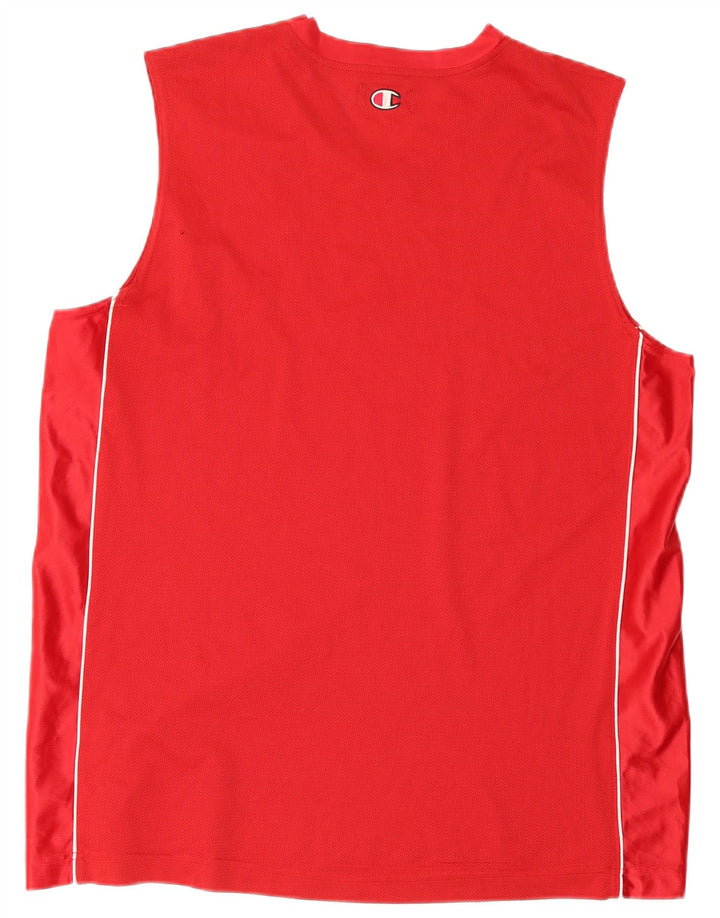 Champion Débardeur Homme XL Rouge Polyester