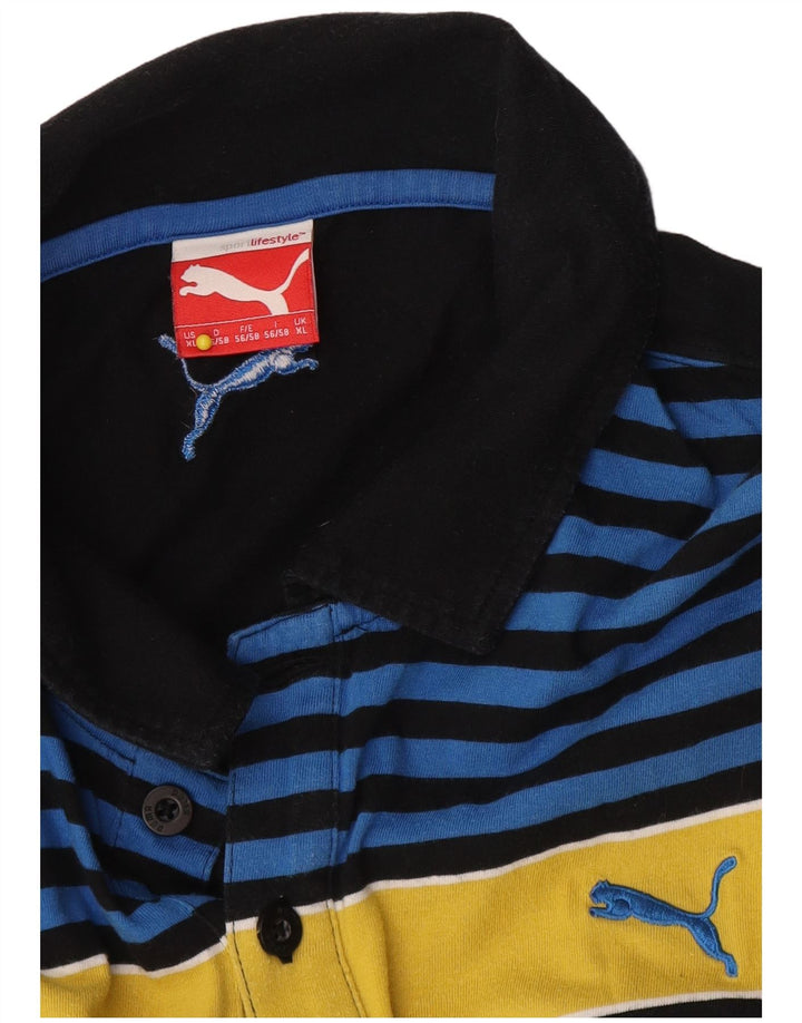 Puma Polo XL Homme Noir Colorblock