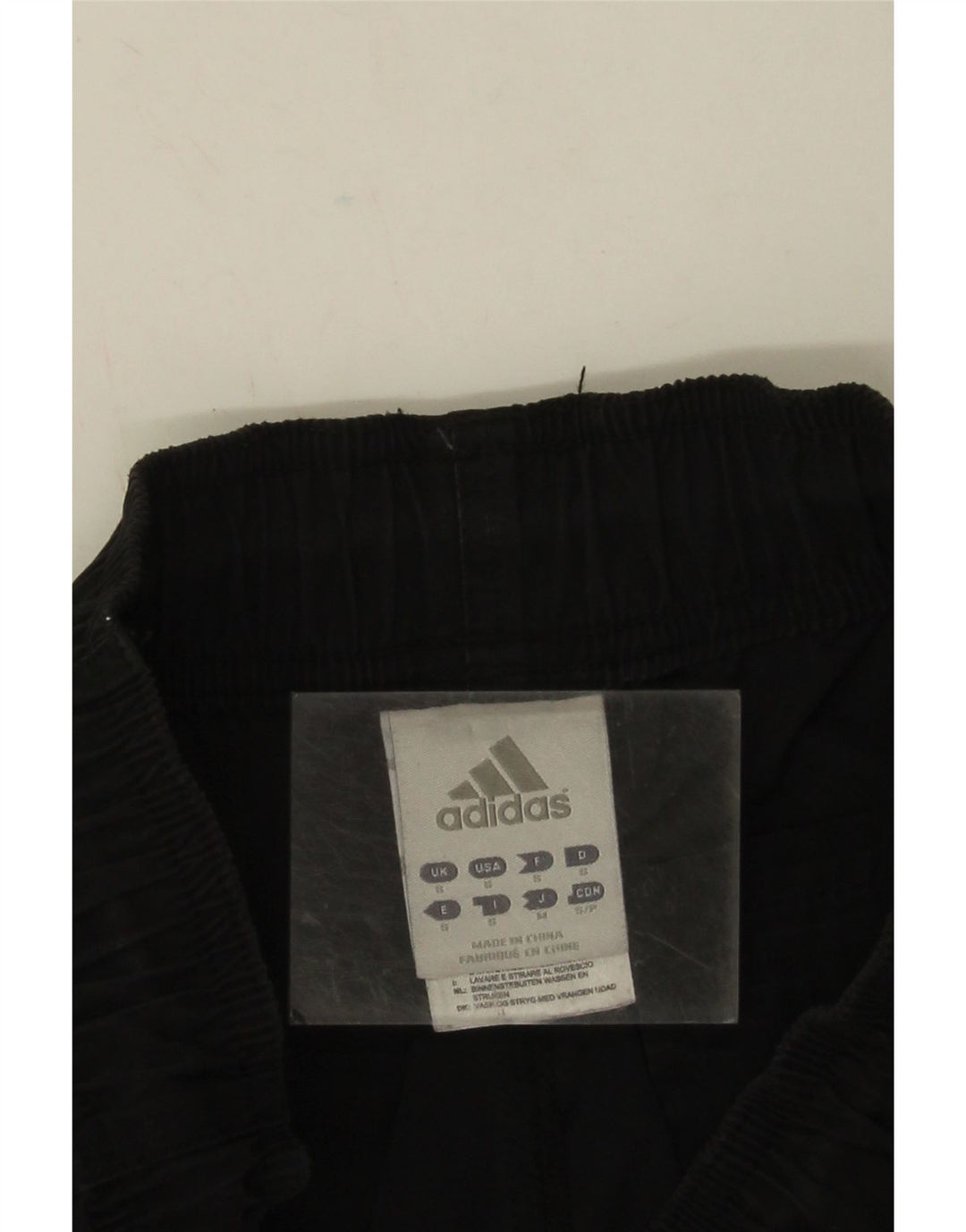 Adidas Pantalon cargo droit pour homme Petit W28 L32 Noir Polyester