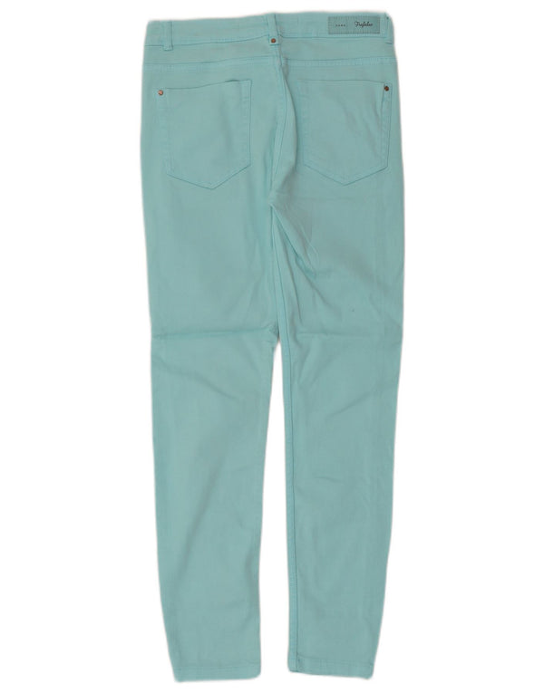 Zara Femme Trafaluc Skinny Jeans EU 34 2XS W24 L25 Turquoise Coton