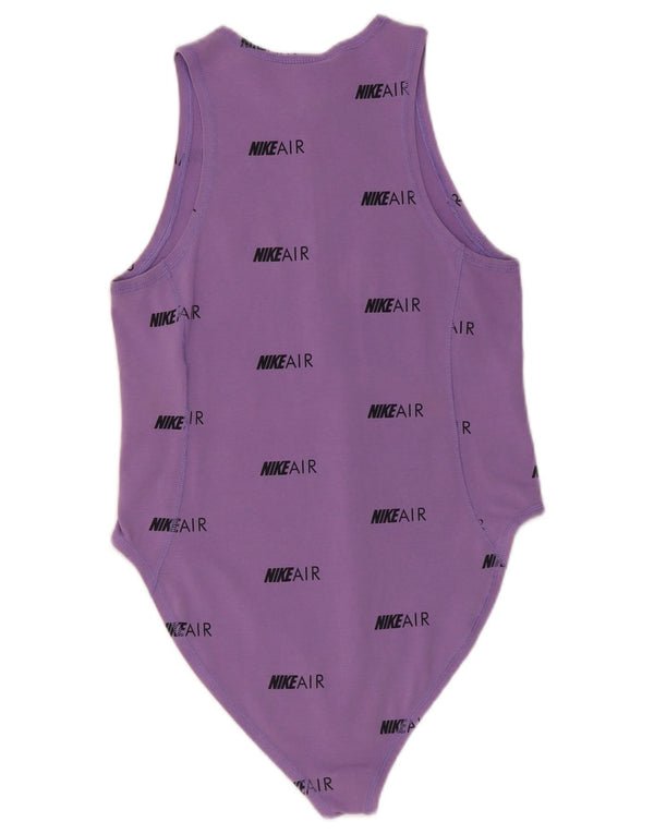 Nike Body graphique pour femme UK 12 en coton violet moyen
