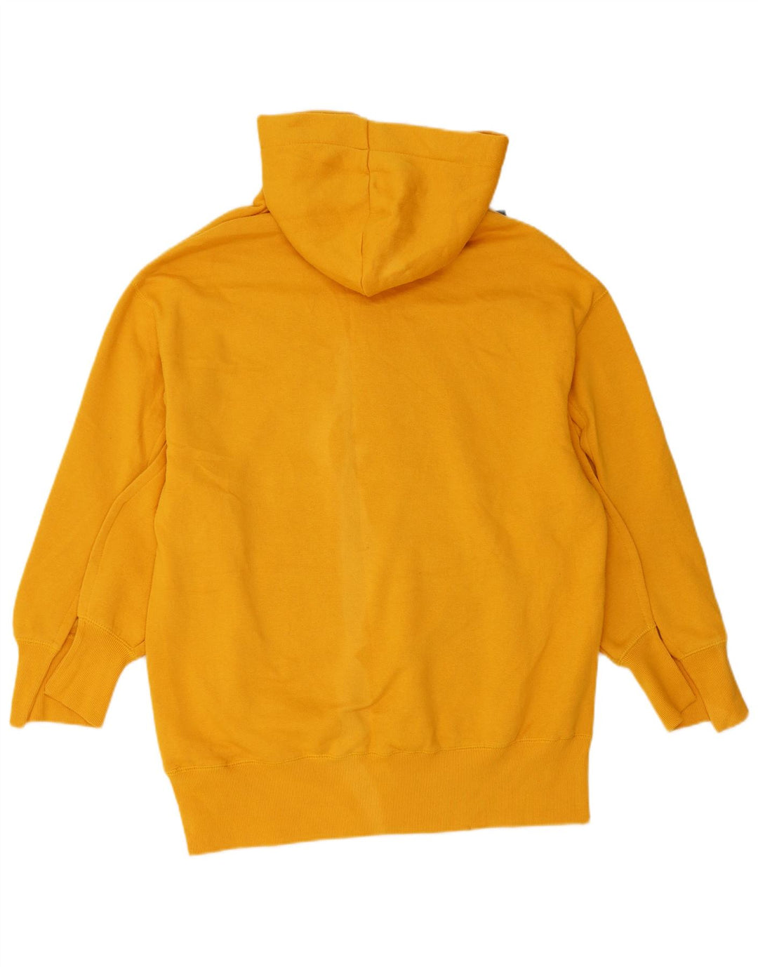 Zara Pull à capuche surdimensionné pour femme UK 10 Petit jaune Polyester