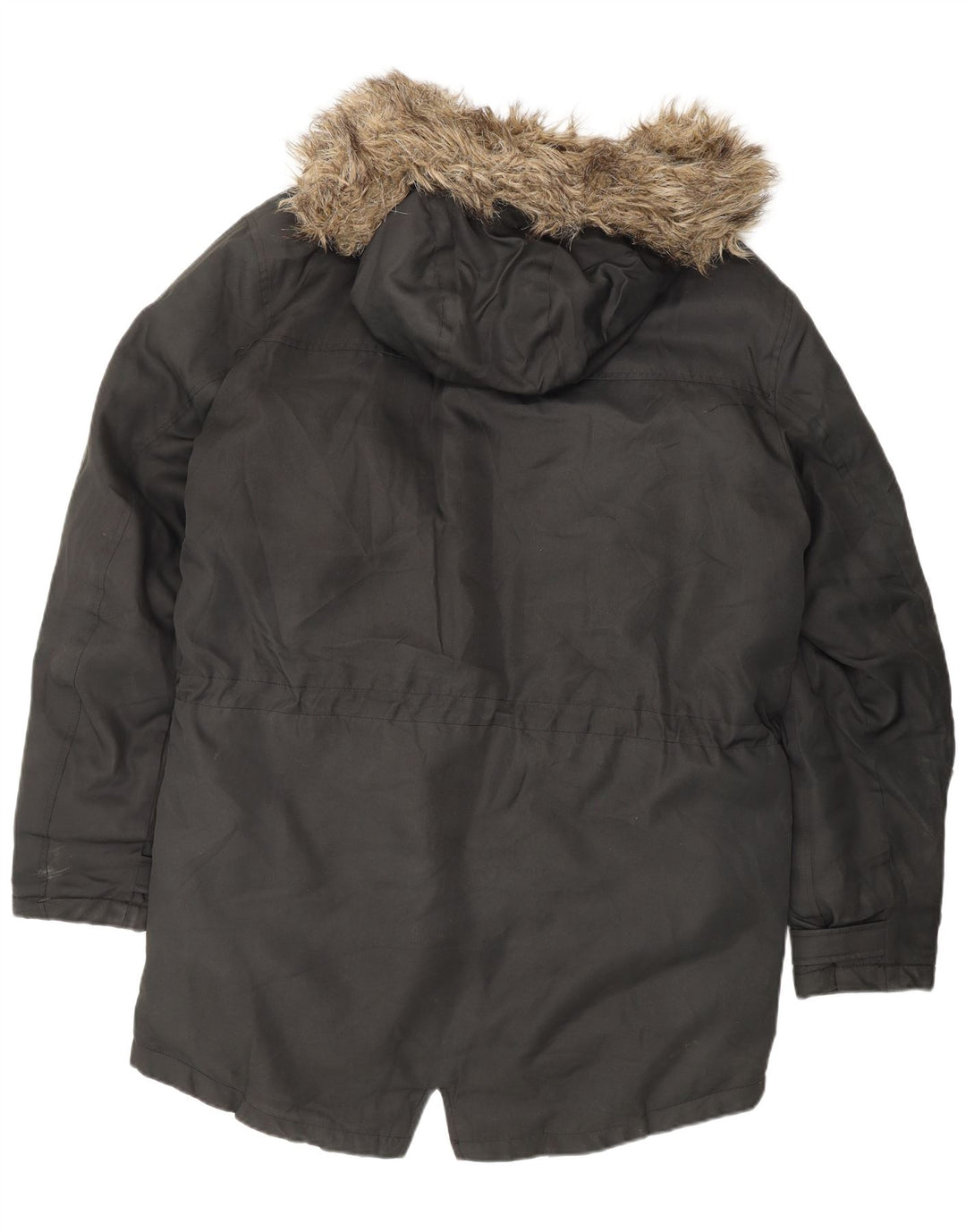 JACK & JONES Parka à capuche pour homme UK 40 Large Noir