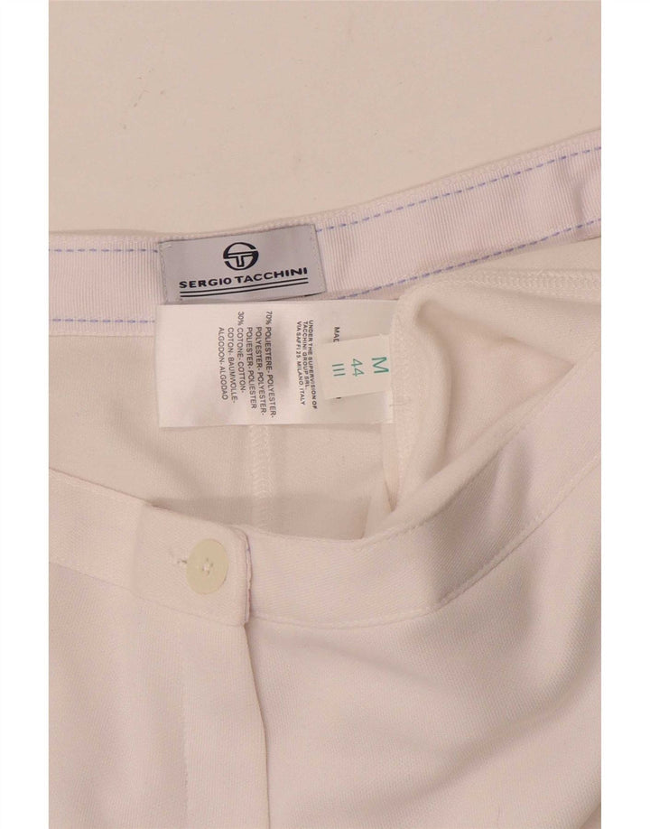 Sergio Tacchini Short Femme Moyen W30 Blanc Polyester