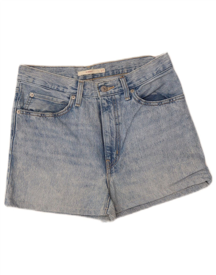 LEVI'S Short Baggy Femme W27 Petit Bleu Coton