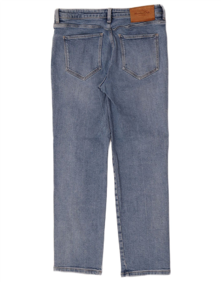 Massimo Dutti Jean droit pour femme EU 38 Small W28 L27 Bleu