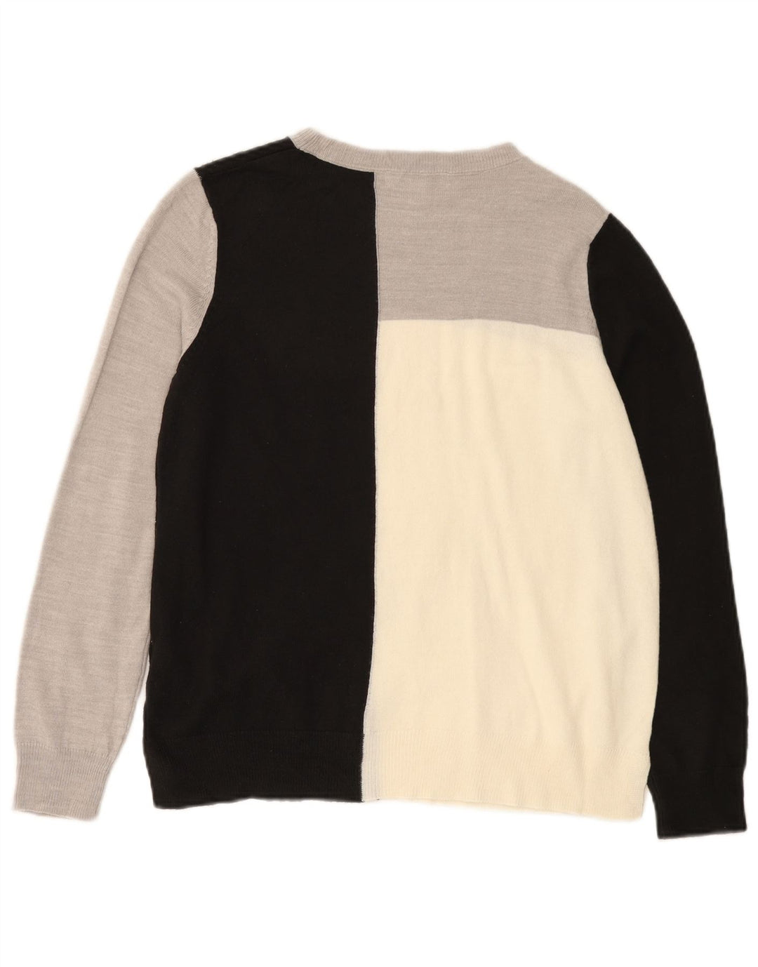 Marks & Spencer Pull col bateau pour femme UK 10 Petit Gris