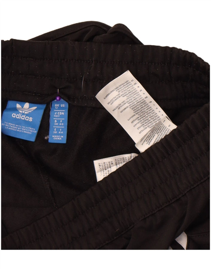 Adidas Short de sport pour femme UK 12 Polyester color block noir moyen