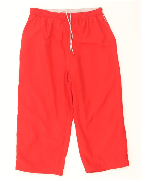 Reebok Pantalon de Survêtement Capri Homme Rouge Small