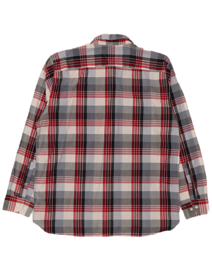 Tommy Hilfiger Chemise Regular Fit Homme 2XL Coton à Carreaux Multicolore