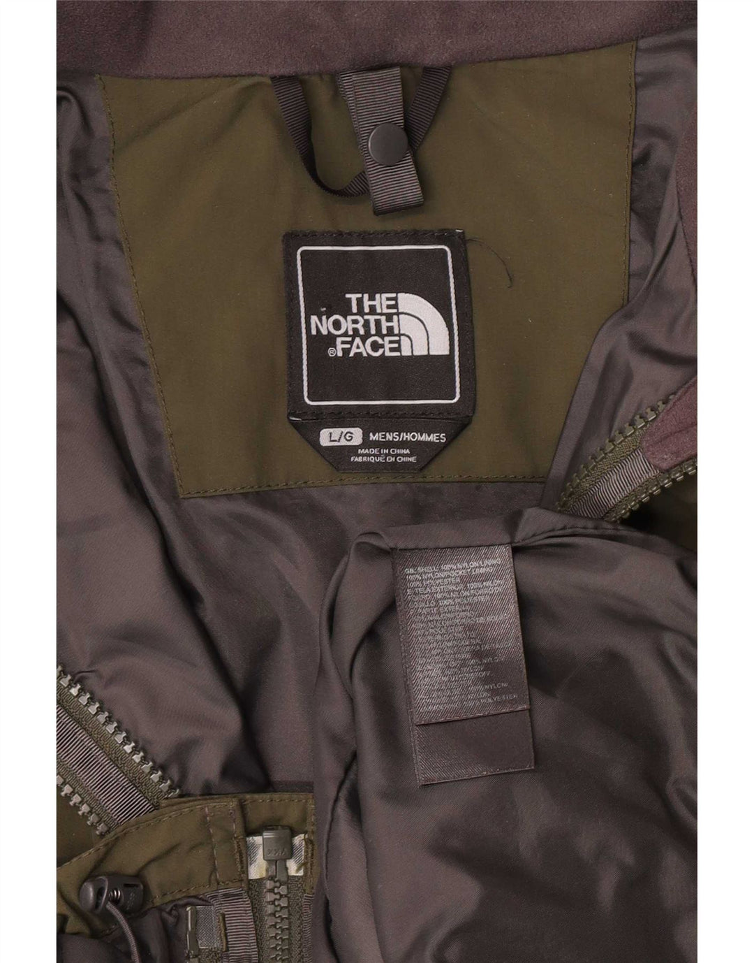 The North Face Veste coupe-vent pour homme UK 40 Large Vert Nylon